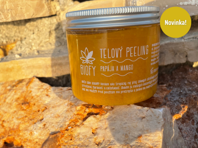 Telový peeling – Papája a mango, 200ml