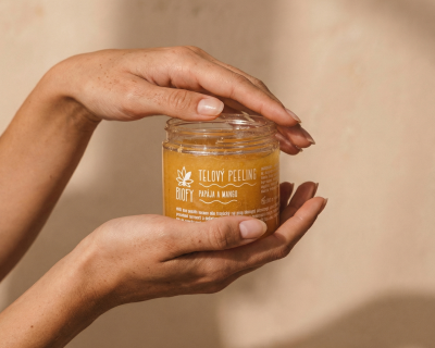 Telový peeling – Papája a mango, 200ml