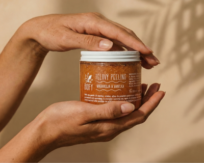 Telový peeling – Marakuja a vanilka, 200ml 